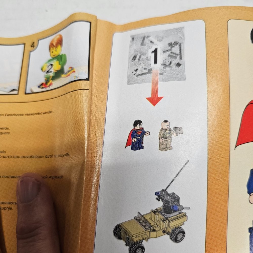 Lego Super Heroes DC Universe 76003 General ZOD Colonel Hardy FAORA TOR-AN READ - Picture 11 of 16